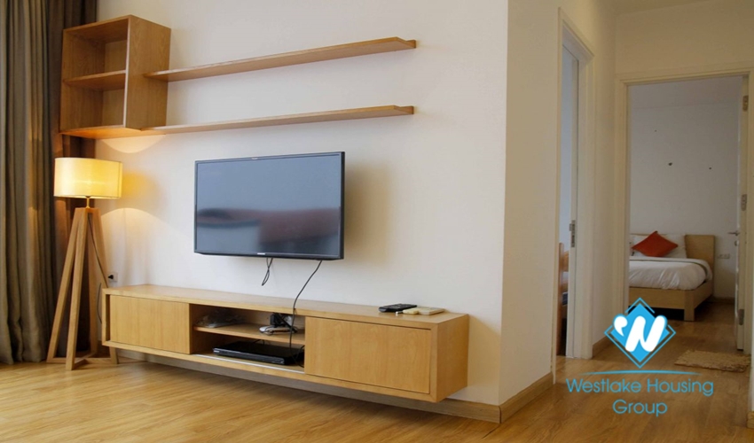 Furnished, stunning new apartment for rent on Pham Huy Thong, Ngoc Khanh, Ba Dinh, Hanoi